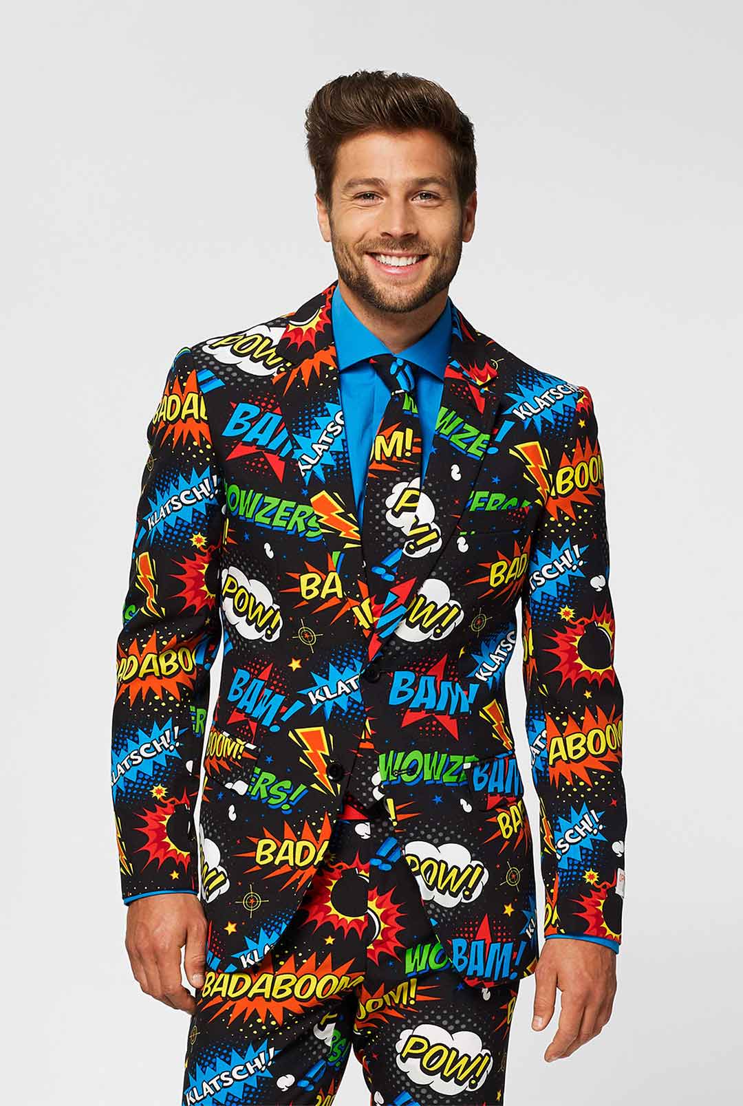 Badaboom Traje cómico Disfraz de dibujos animados OppoSuits