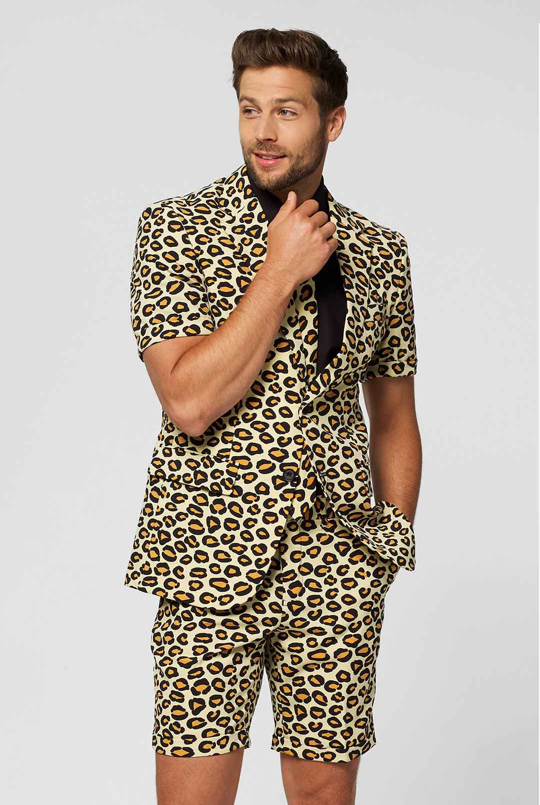 Summer The Jag Short Leopard Print Suit Tiger King costume