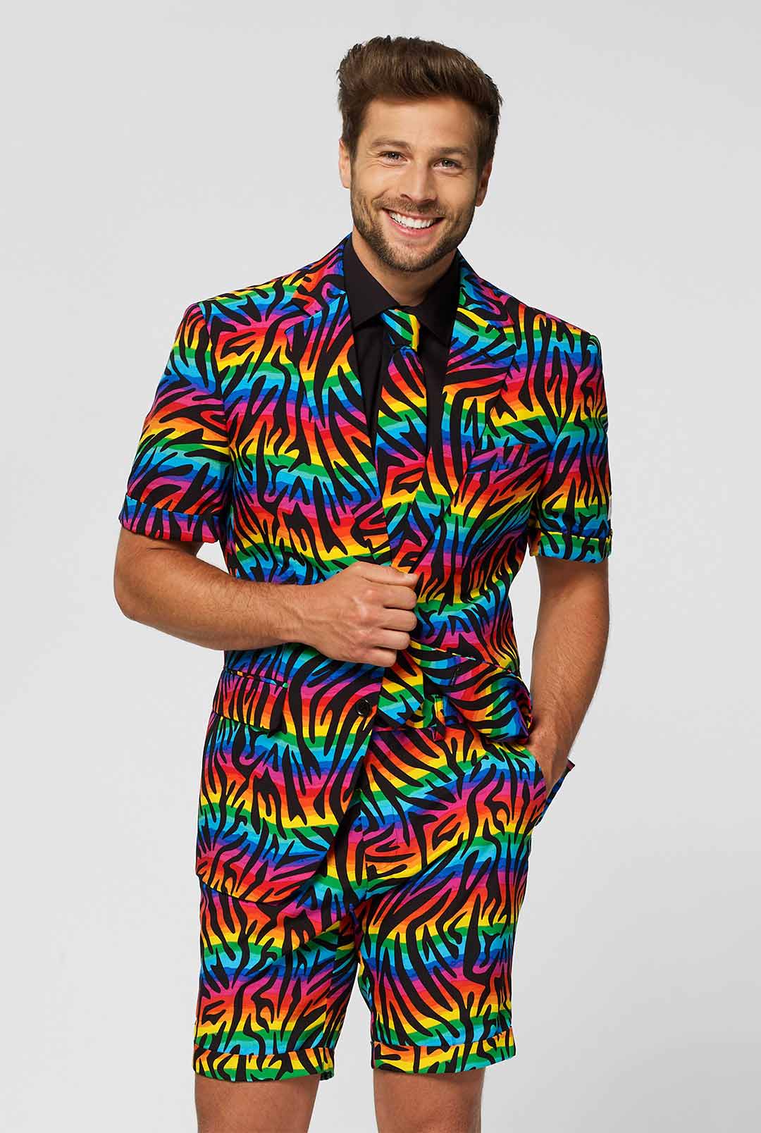 Summer Wild Rainbow Short Pride Summer Suit OppoSuits