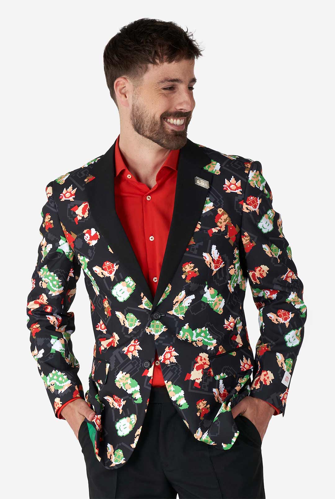 Super Mario Bros Blazer Men's Blazer OppoSuits