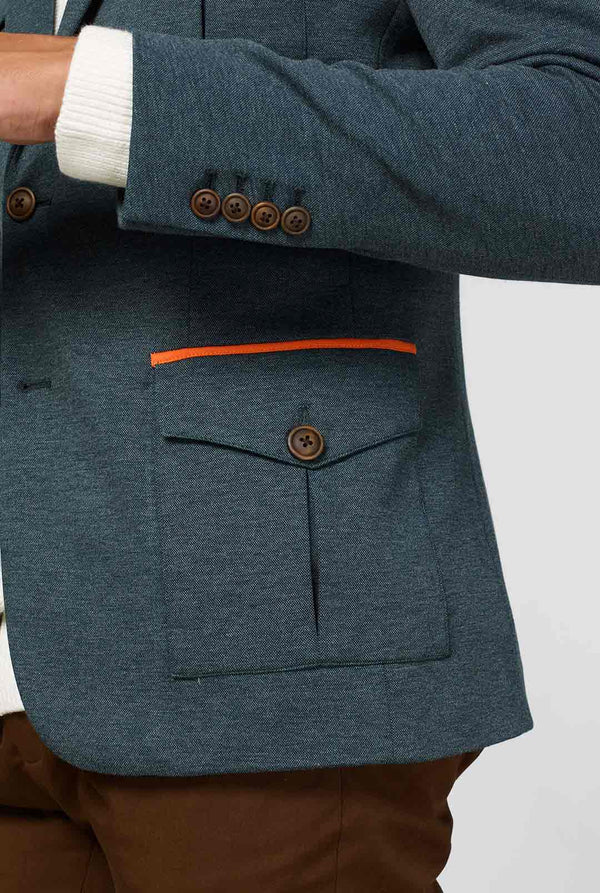 Green park ranger jacket worn by man