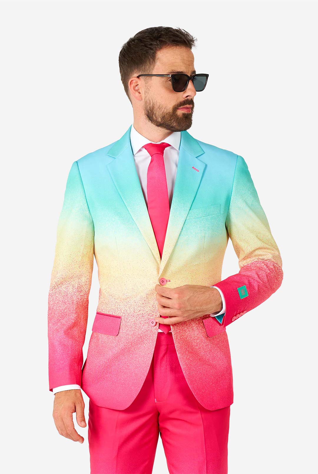 Funky Fade Pride Suit Rainbow Suit OppoSuits - Main Image