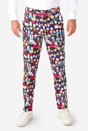 Man wearing Southpark men's suit