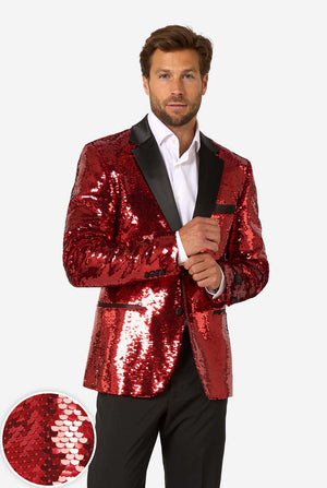 Radiant Red Sequins