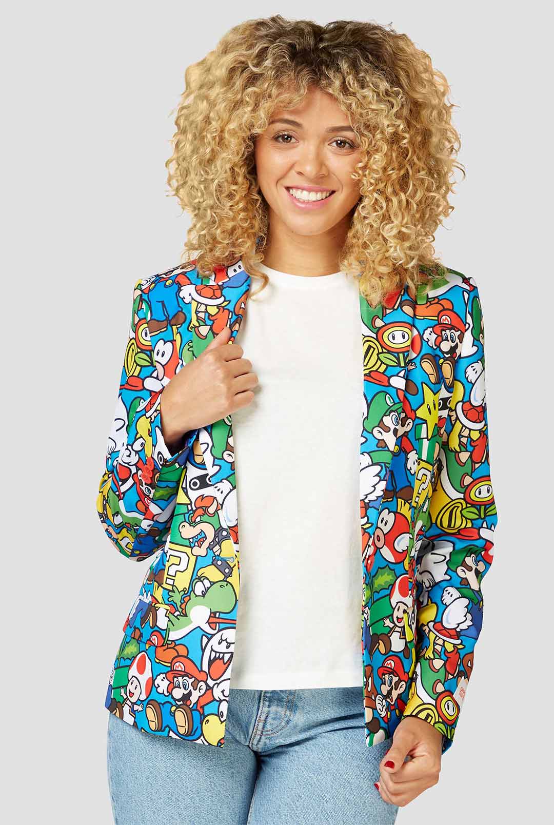 Mario Bra Super Mario™ Blazer | Officially Licensed Mario Blazer for Women ...
