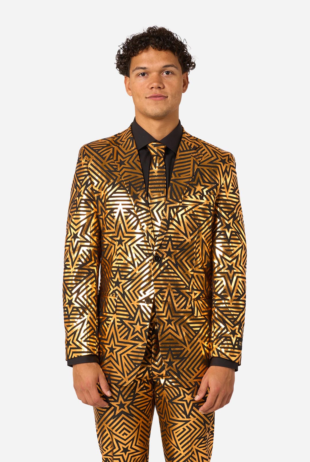 Golden Geo Star Men's Suit | OppoSuits