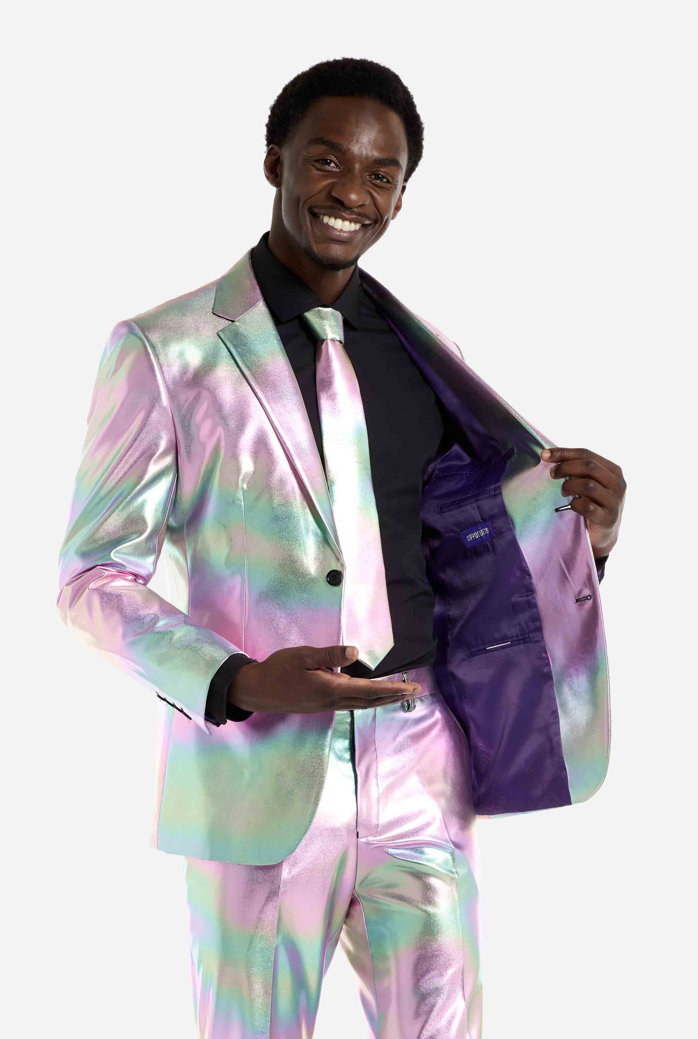 Proper Pearly | Iridescent Suit | OppoSuits