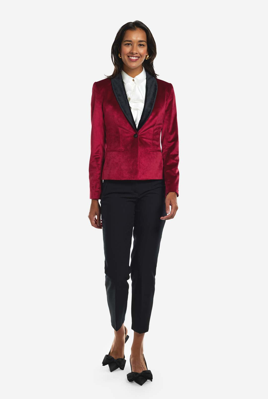 Dinner Jacket Burgundy Women's Blazer OppoSuits Deluxe