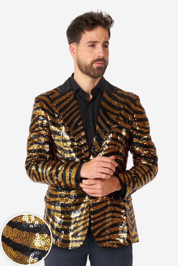 Tiger Royale | Sequin Blazer